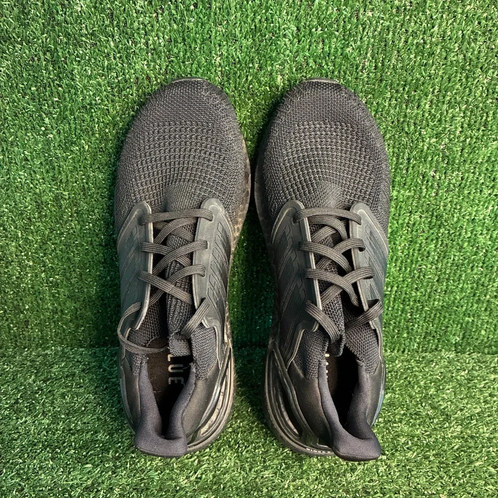 Adidas Ultraboost 20 EG0691 Primeknit Athletic Sneakers Triple Black Mens Size 8